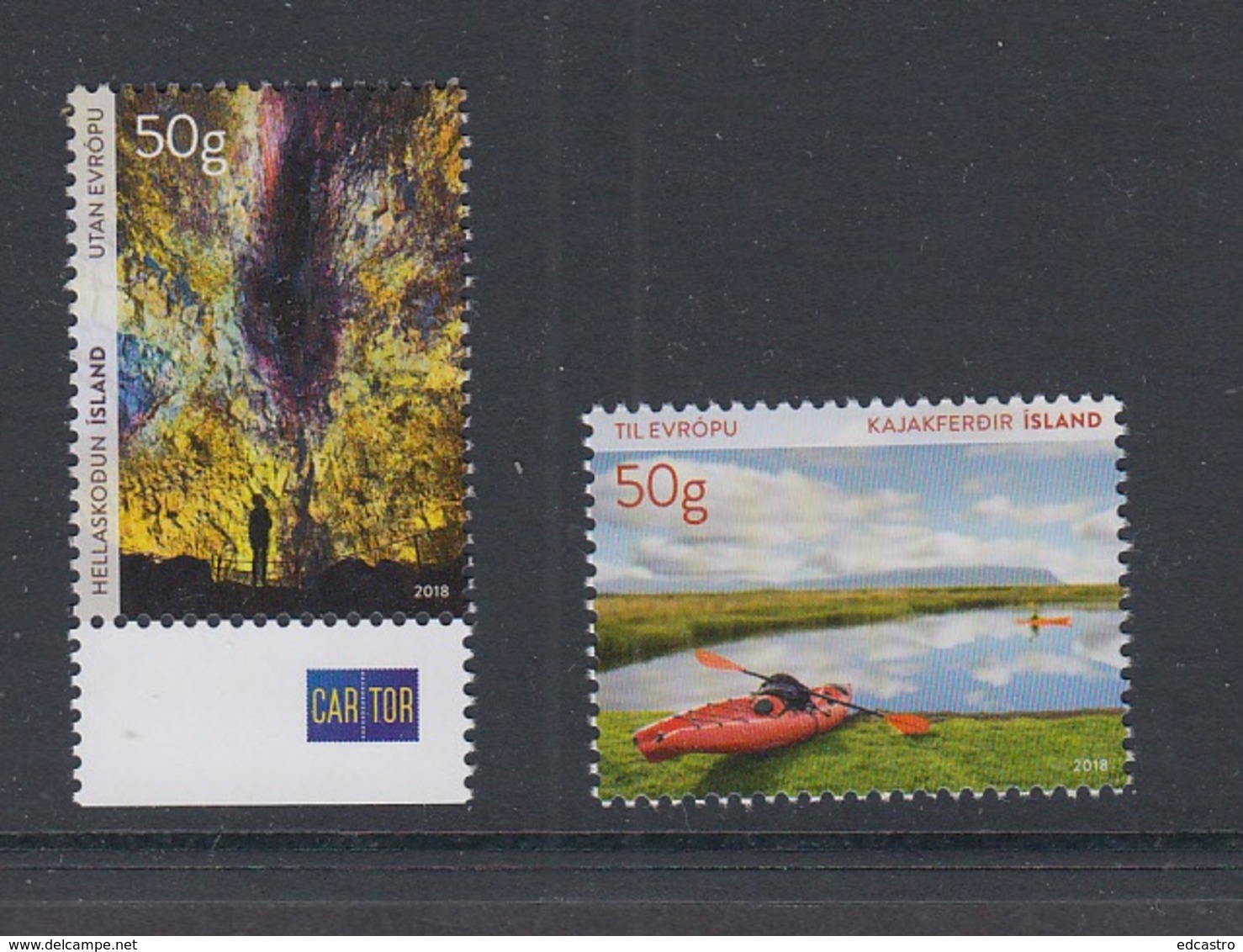 8.- ICELAND 2018 Tourist Stamps VII - - Nuevos