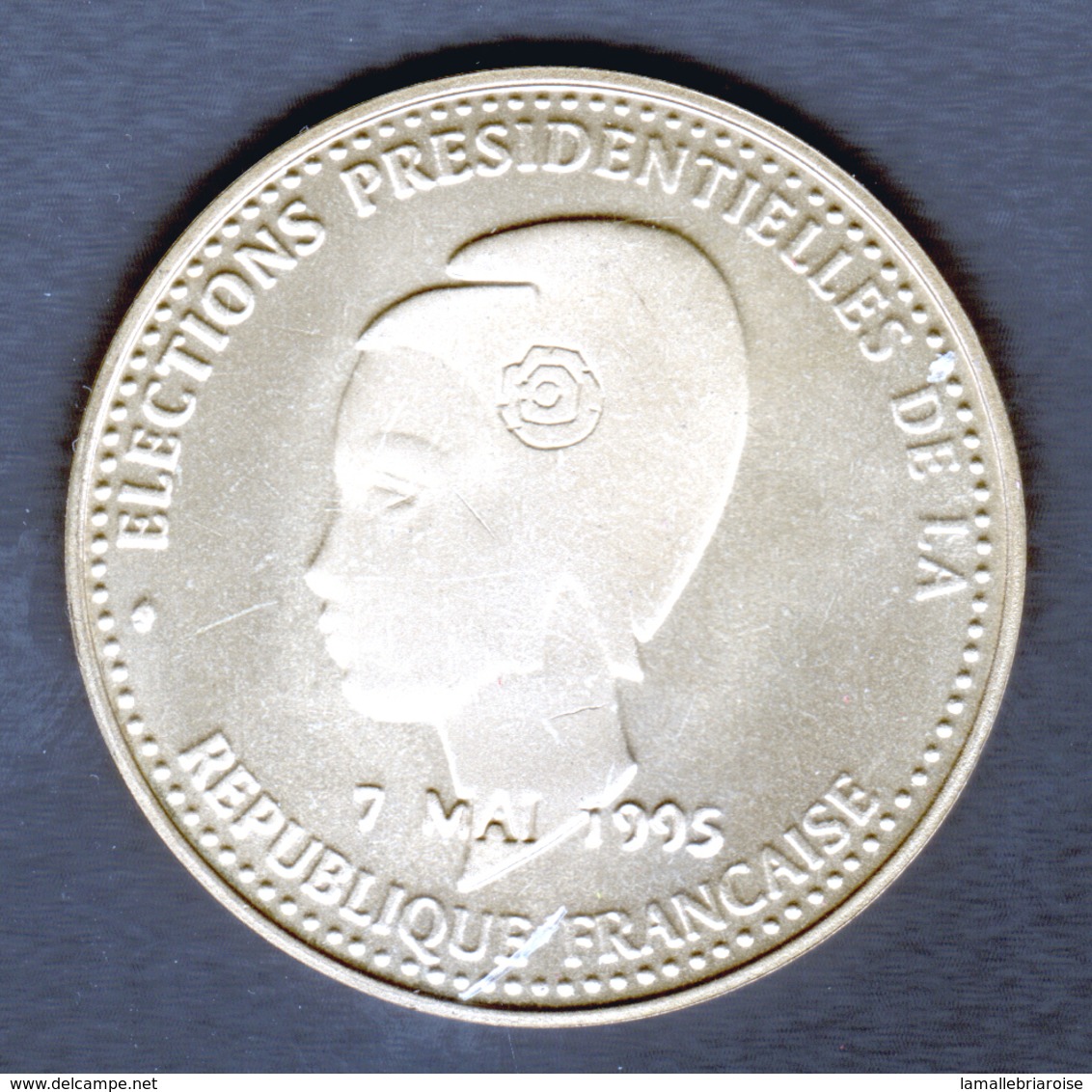 France, Médaille, Jacques Chirac, Elections Présidentielles, 1995, FDC - Autres & Non Classés