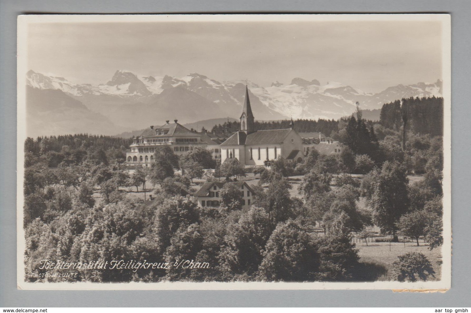 AK CH ZG Cham 1931-12-29 Foto Institut Heiligkreuz H.Lunte - Cham