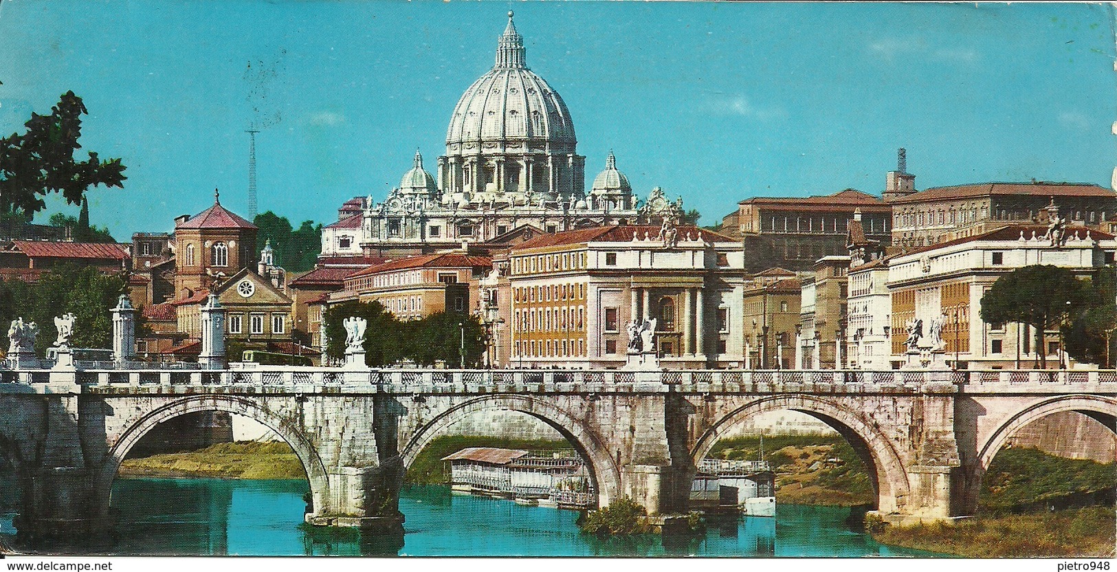 Roma (Lazio) Fiume Tevere E Cupola Di San Pietro, Tevere River And Cupola Of St. Peter - Fiume Tevere