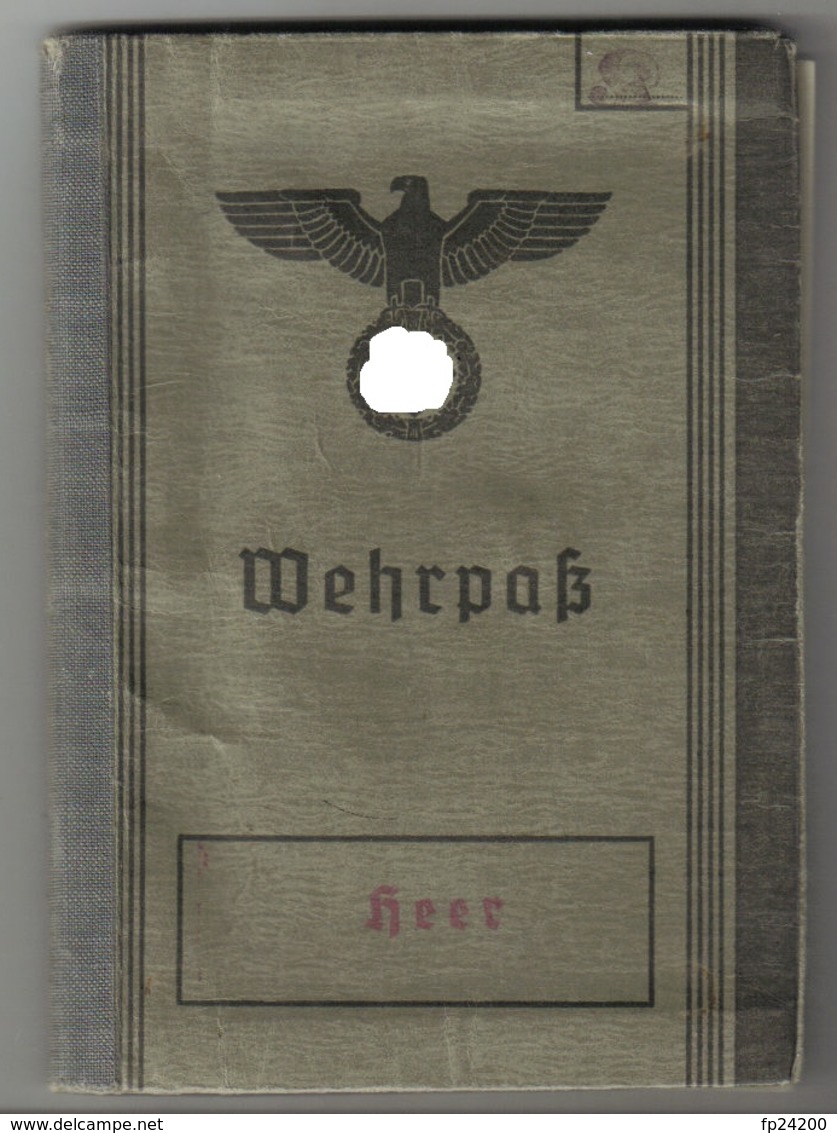 Wehrpass Eines Feldwebels Beim Stalag XI A In Altengrabow - Eintragungen Aus Dem 1. Und 2. Weltkrieg - 1939-45