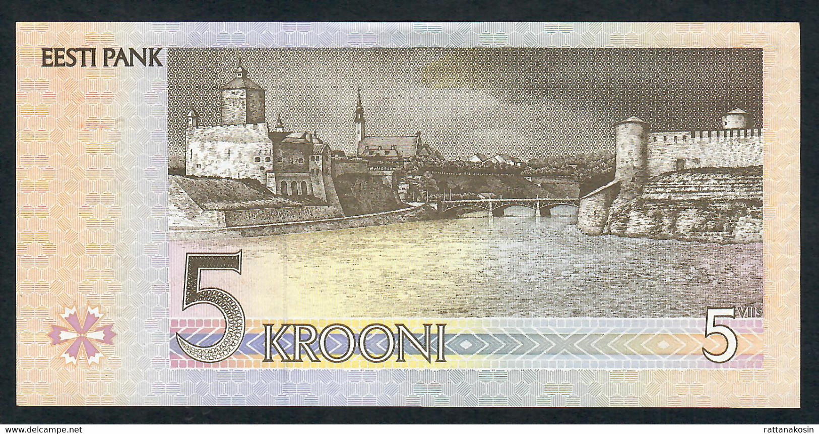 ESTONIA  P76 5 KROONI 1994 #BS      UNC. - Estonie