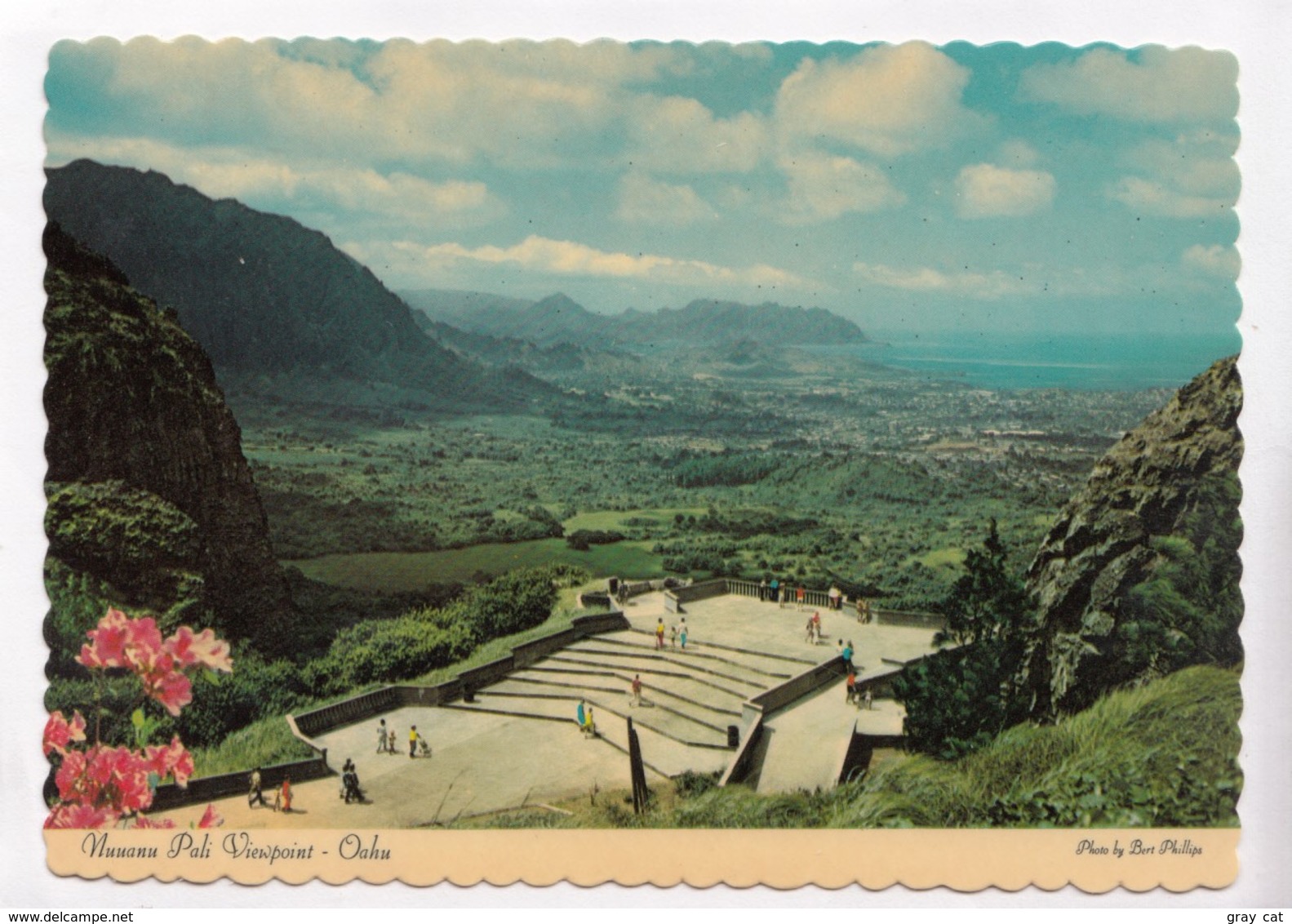 Nuuanu Pali Viewpoint, Oahu, Hawaii, Unused Postcard [22552] - Oahu