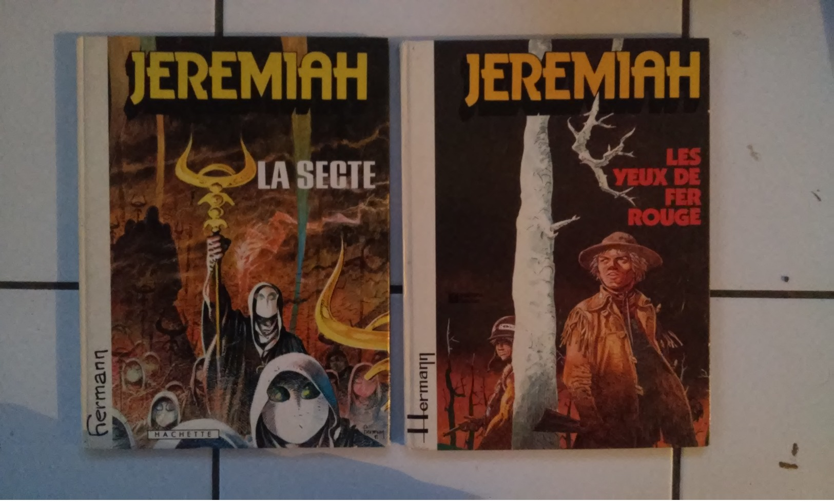 Lot 2 Bd JEREMIAH 4 Et 6  En Eo Les Yeux De Fer Rouge + La Secte  ( Hermann) - Jeremiah