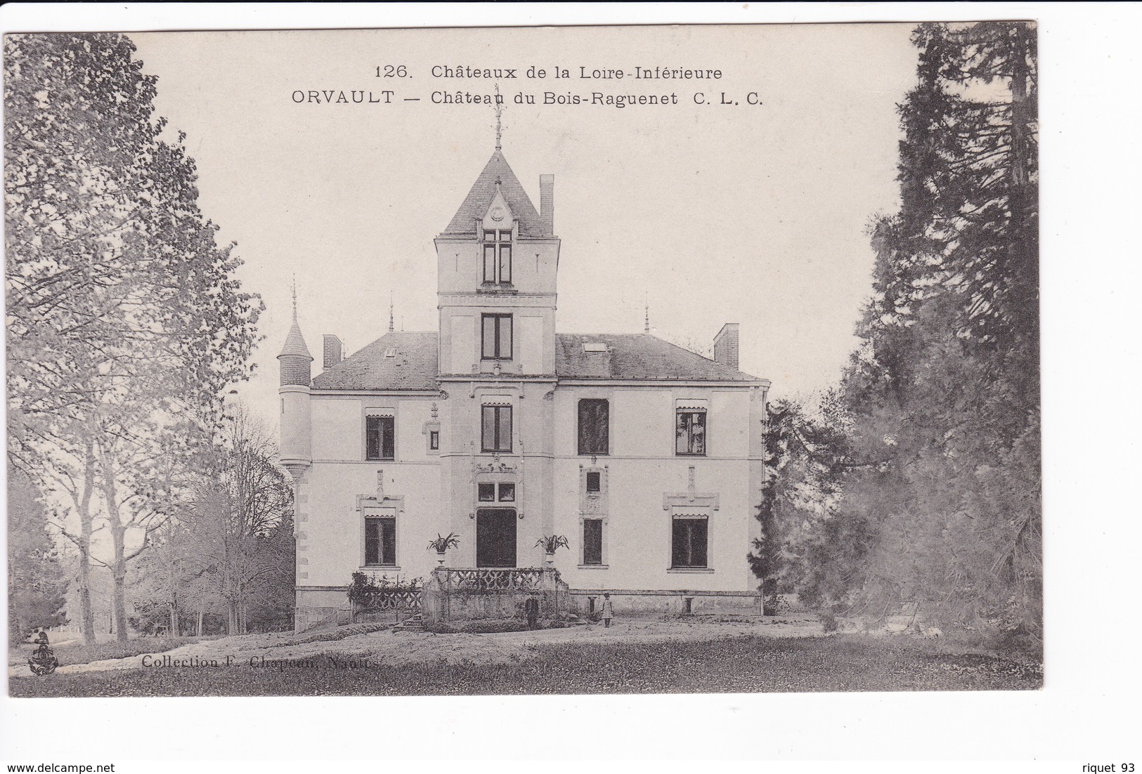 126 - Châteaux De La Loire-Inférieure - ORVAULT - Château Du Bois- Raguenet C.L.C. - Orvault