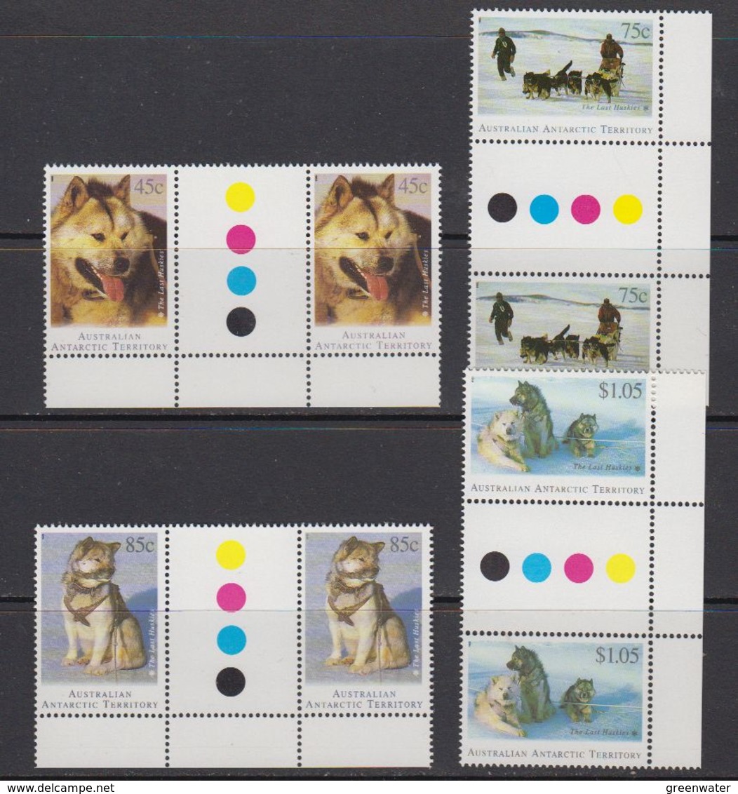 AAT 1994 Huskies 4v Gutter (+traffic Lights, Margin) ** Mnh (41525A) - Ongebruikt