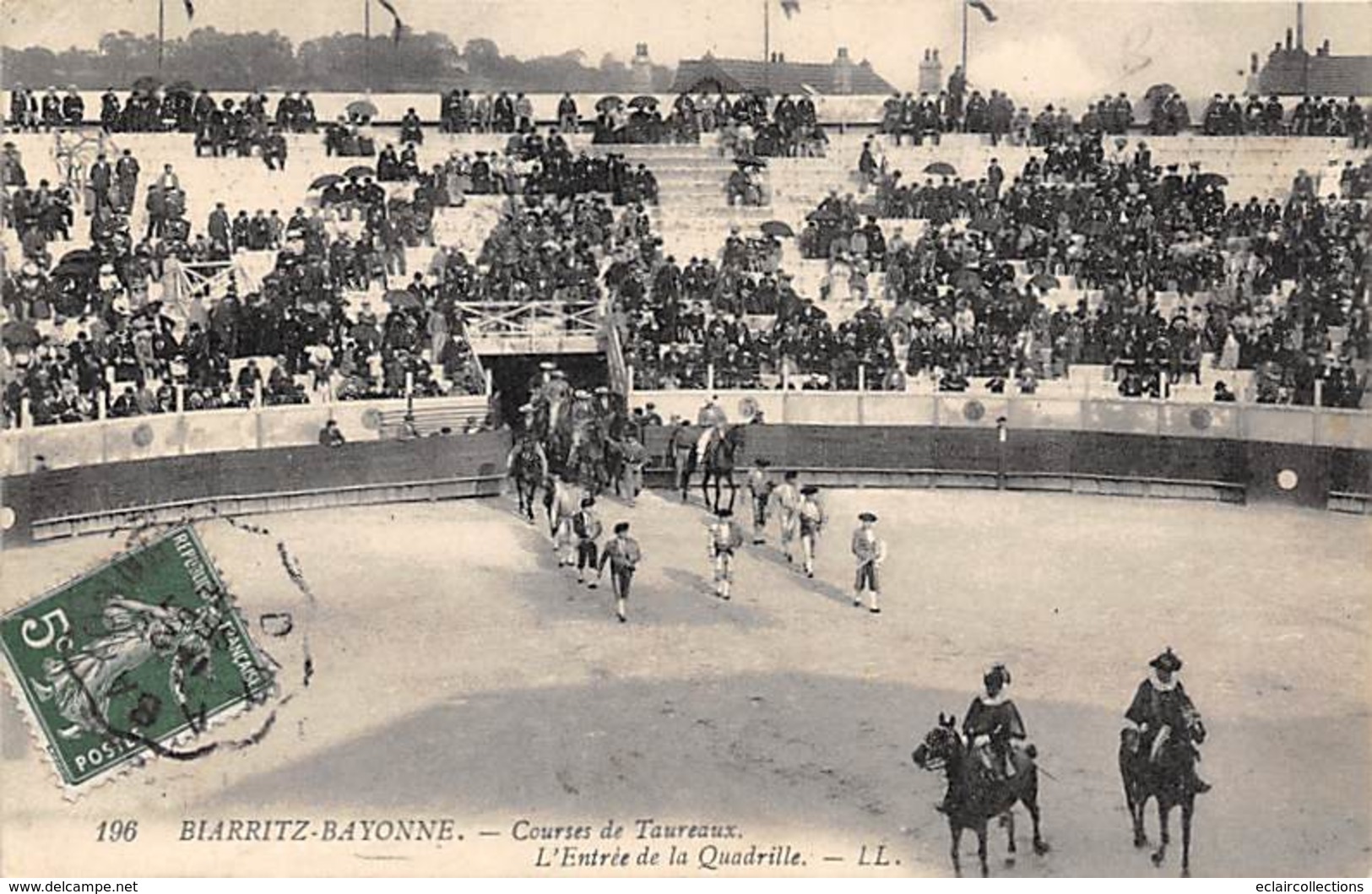 Biarritz.Bayonne    64         Courses De Taureaux. Entrée Du Quadrille     (voir Scan) - Biarritz