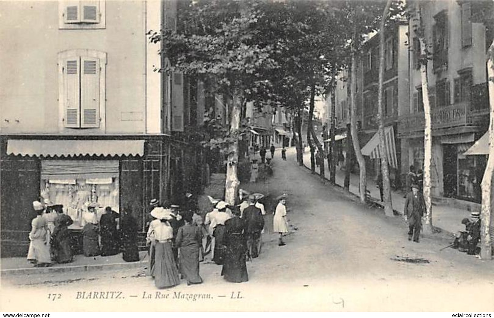 Biarritz.       64         La Rue Mazagran       (voir Scan) - Biarritz