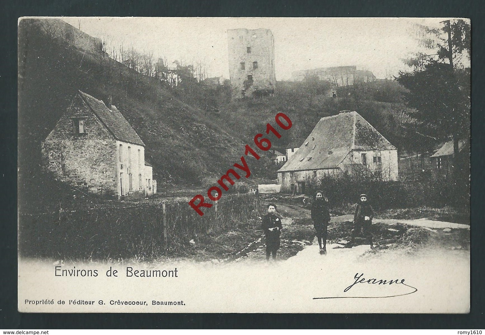 Les Environs De BEAUMONT.  Belle Carte Animée. 2 Scans - Beaumont