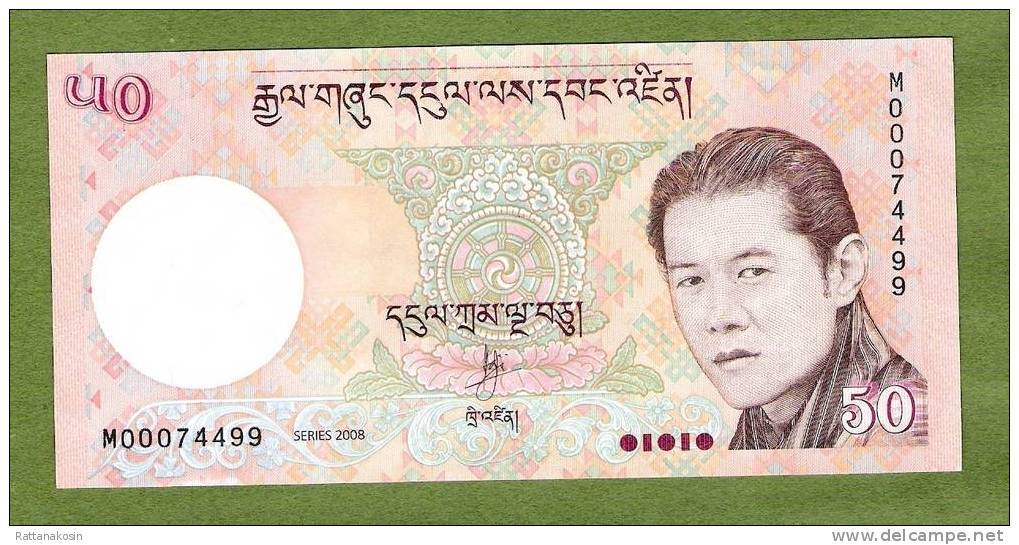 BHUTAN       P31 50 NGULTRUM   2008    UNC. - Bhutan