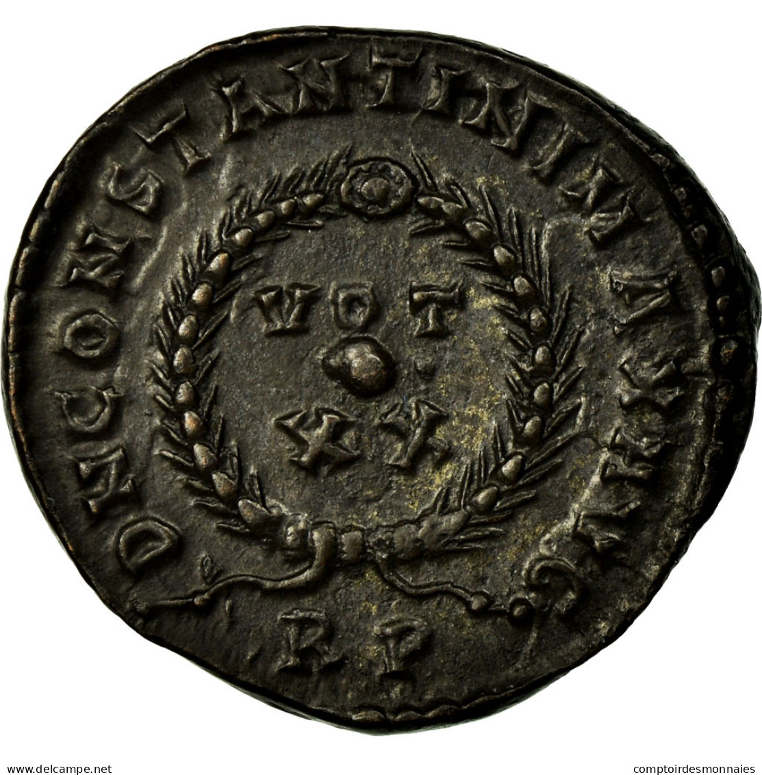 Monnaie, Constantin I, Follis, 322, Rome, SUP+, Cuivre, RIC:225 - L'Empire Chrétien (307 à 363)