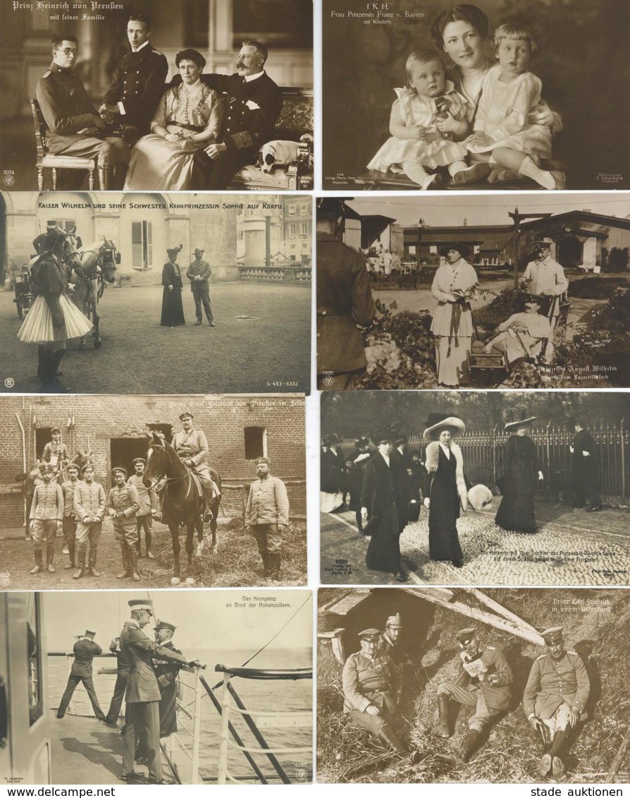 Adel Preussen Sammlung Von über 500 Ansichtskarten, Meist In Druckfrischer Erhaltung I - Familles Royales