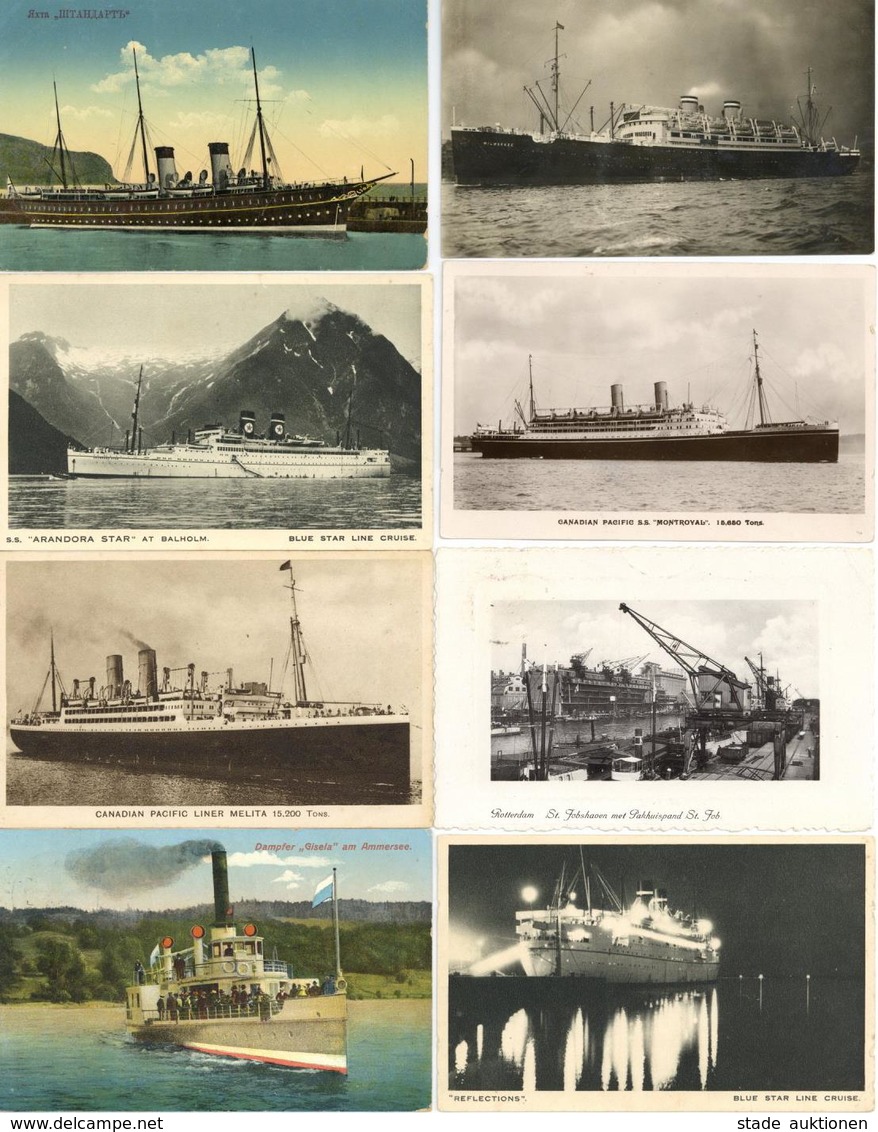 Schiffe Partie Von Circa 40 Ansichtskarten I-II Bateaux - Other & Unclassified