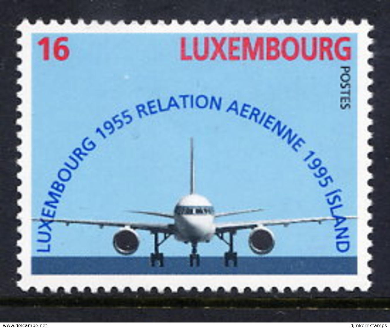 LUXEMBOURG 1995 Air Connection With Iceland MNH / **.  Michel 1374 - Neufs