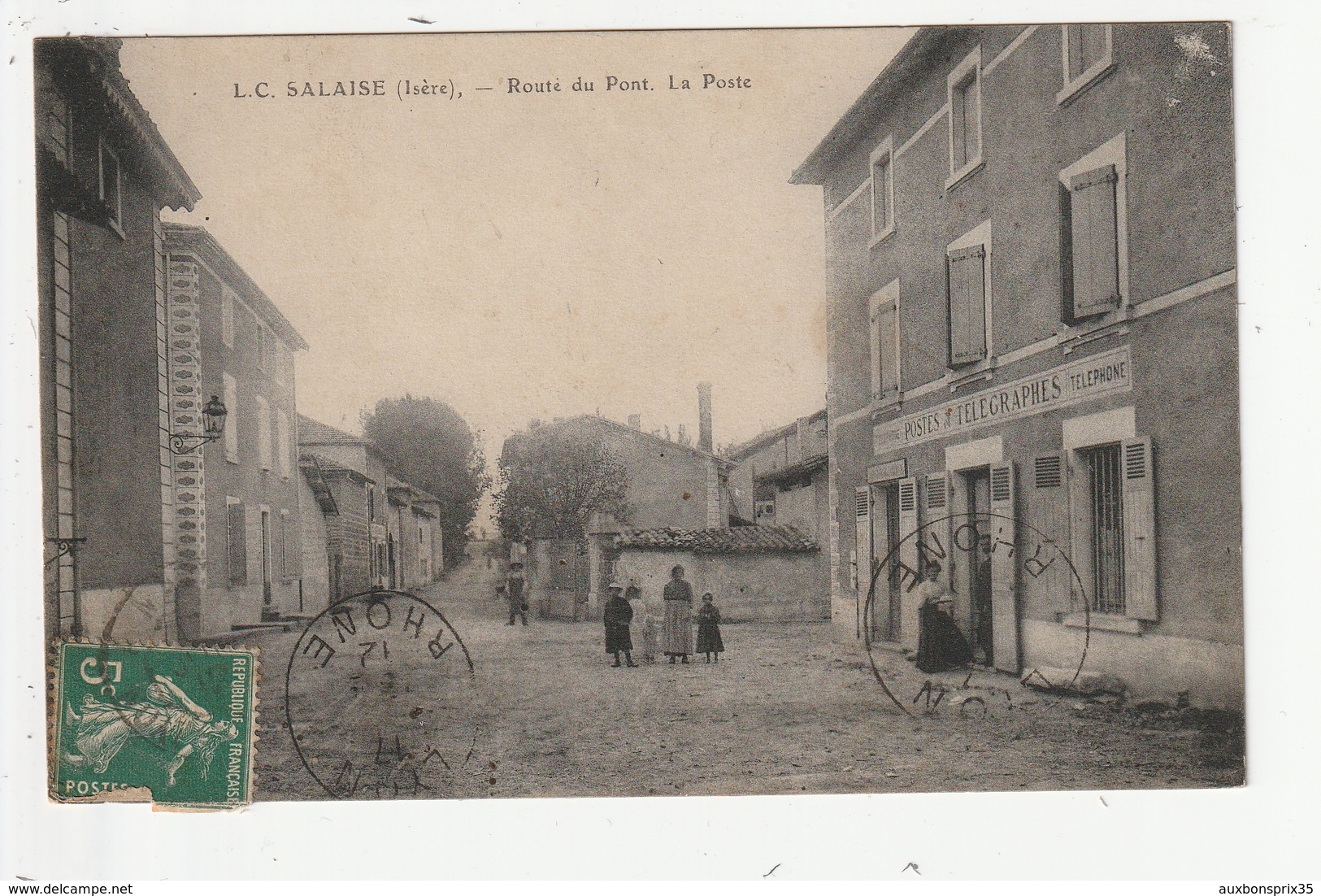 SALAISE - ROUTE DU PONT - LA POSTE - 38 - Other & Unclassified