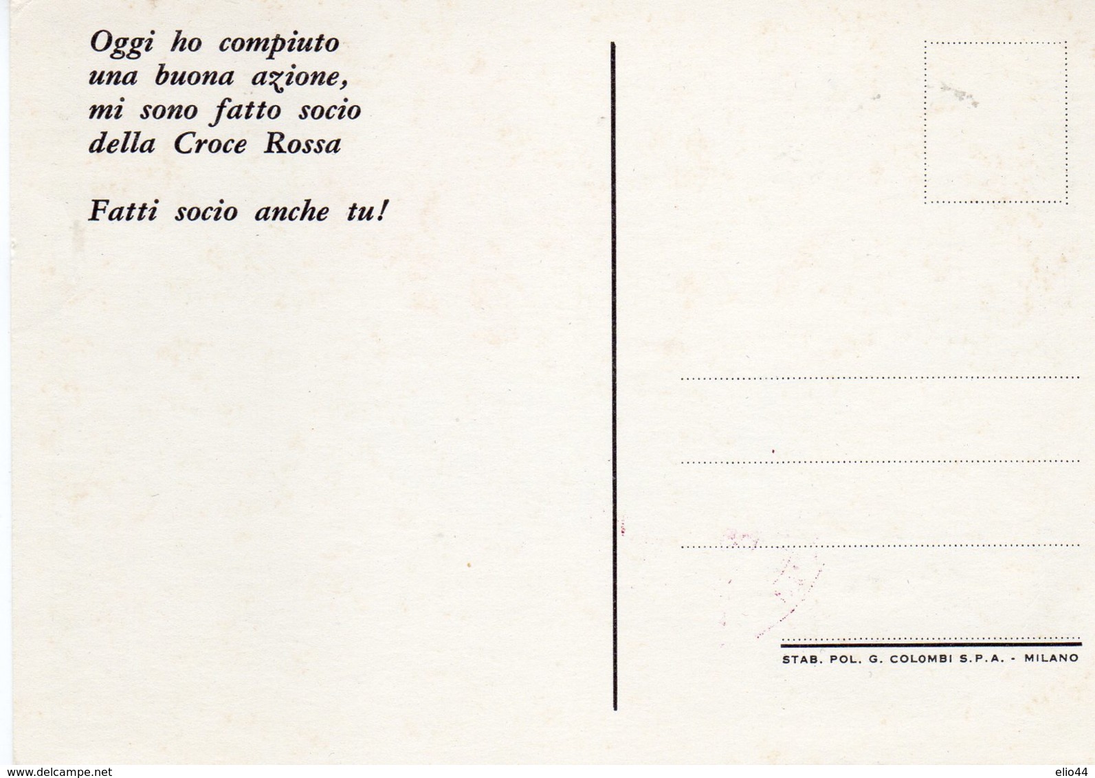 Centenario Della Croce Rossa - 1863 - 1963  - Fatti Socio Anche Tu ! - Rotes Kreuz