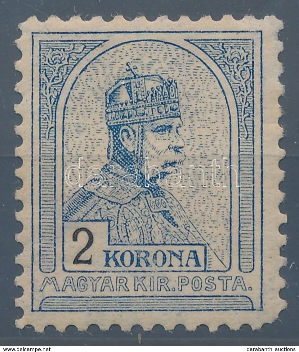 ** 1904 Turul 2K 11 1/2 Fogazással (900.000) (jobb Alsó Sarok Tompa Fogazással, A Sorfogazás Jellegzetessége) - Altri & Non Classificati