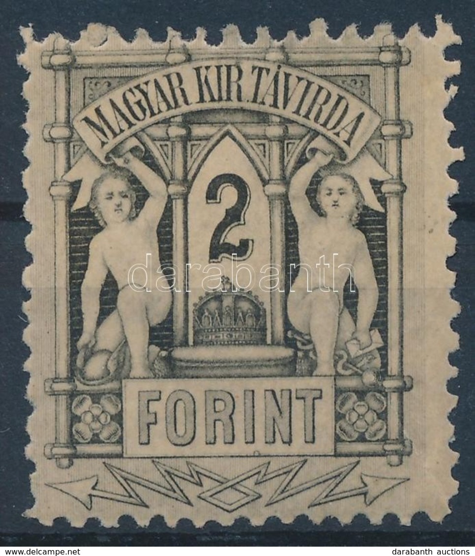 (*) 1874 Távirda 2Ft 'B' (** 20.000) - Altri & Non Classificati