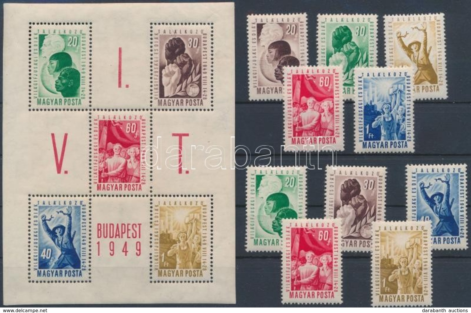 ** 1949 VIT Blokk + Sor + A Blokk Bélyegei (11.500) - Other & Unclassified