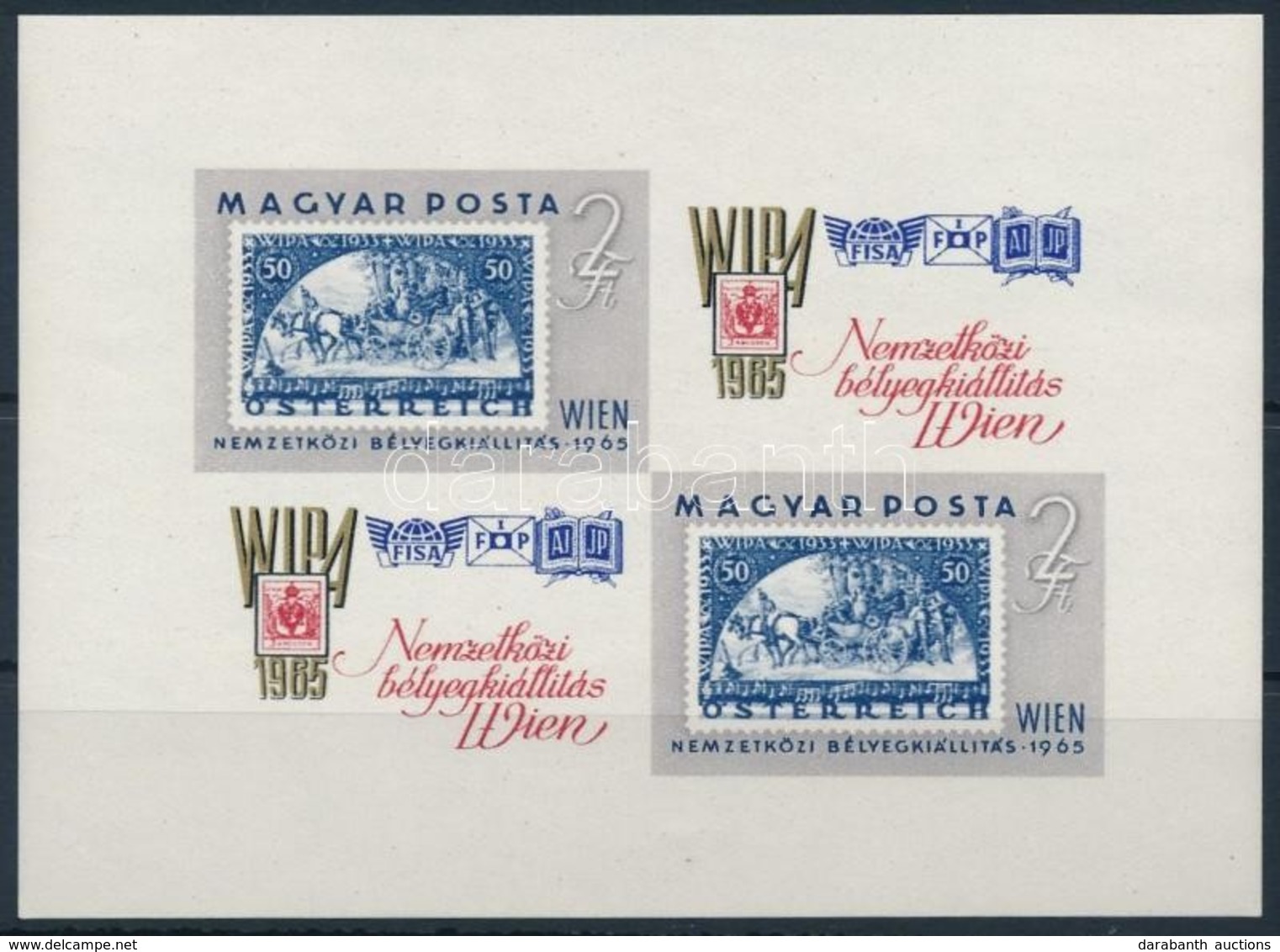 ** 1965 WIPA Kisív (4.500) - Other & Unclassified