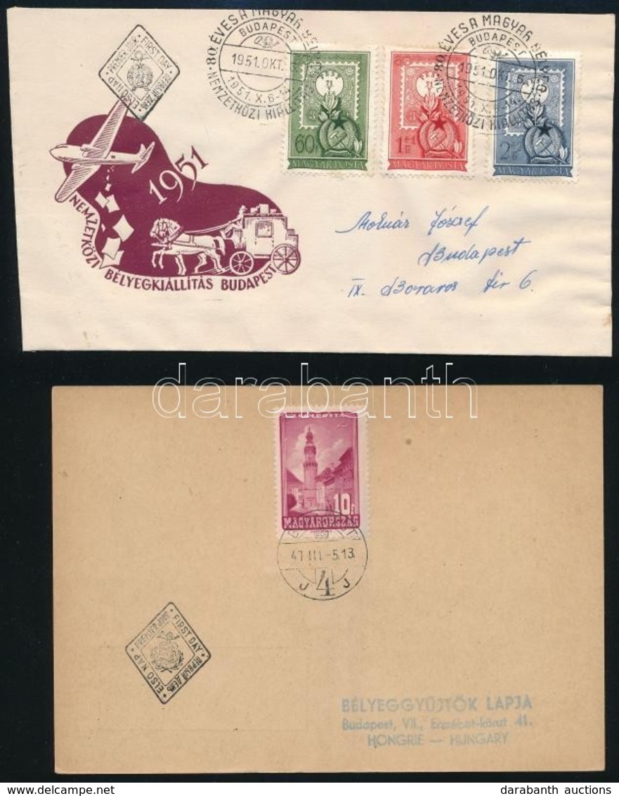 11 Klf FDC A 40-es, 50-es évekből - Andere & Zonder Classificatie