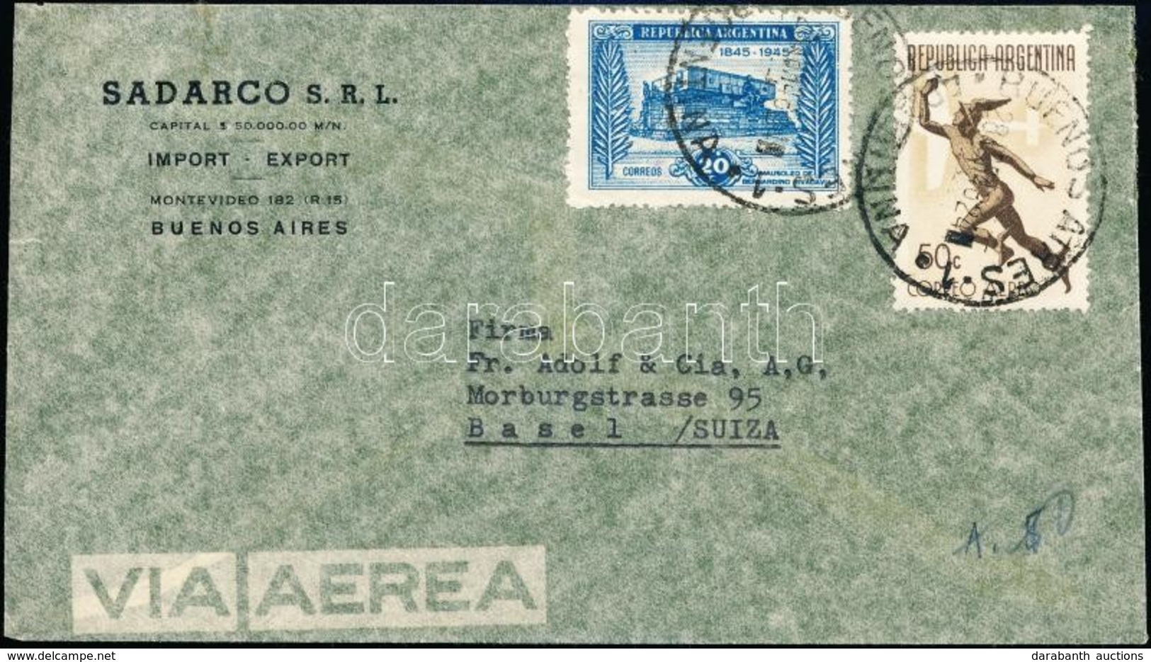 Argentína 1948 - Other & Unclassified