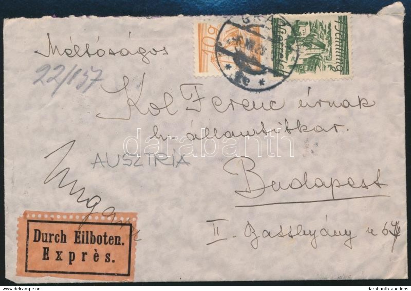 Ausztria 1929 - Other & Unclassified