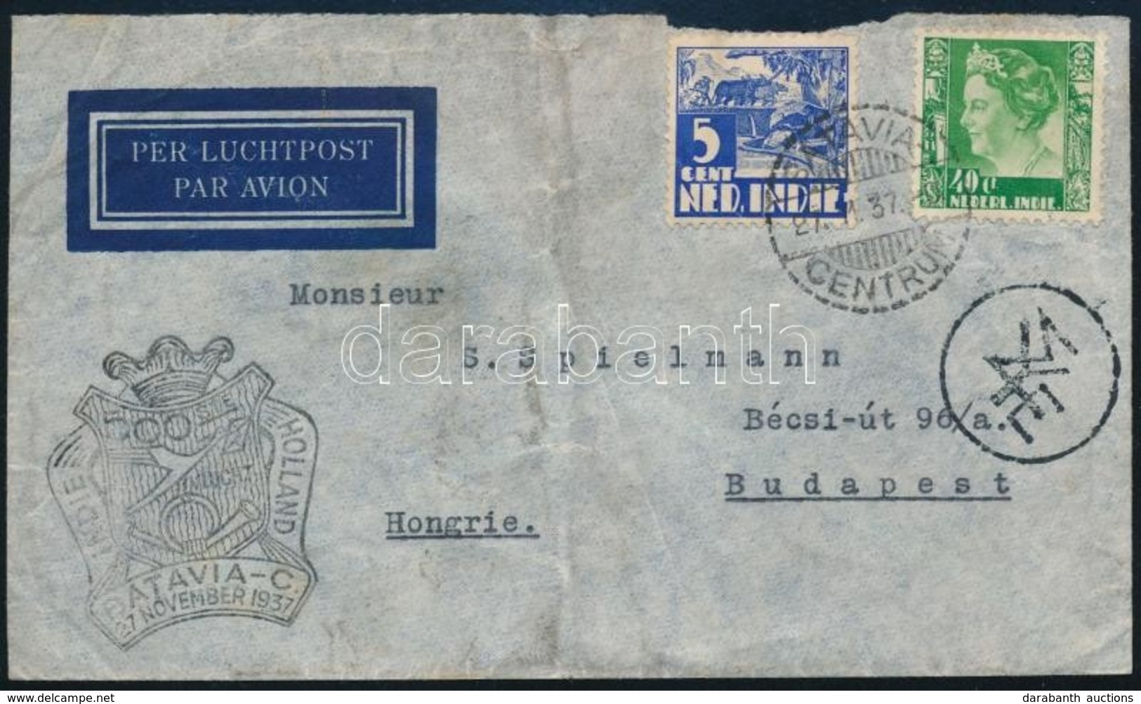 Holland India 1937 - Other & Unclassified
