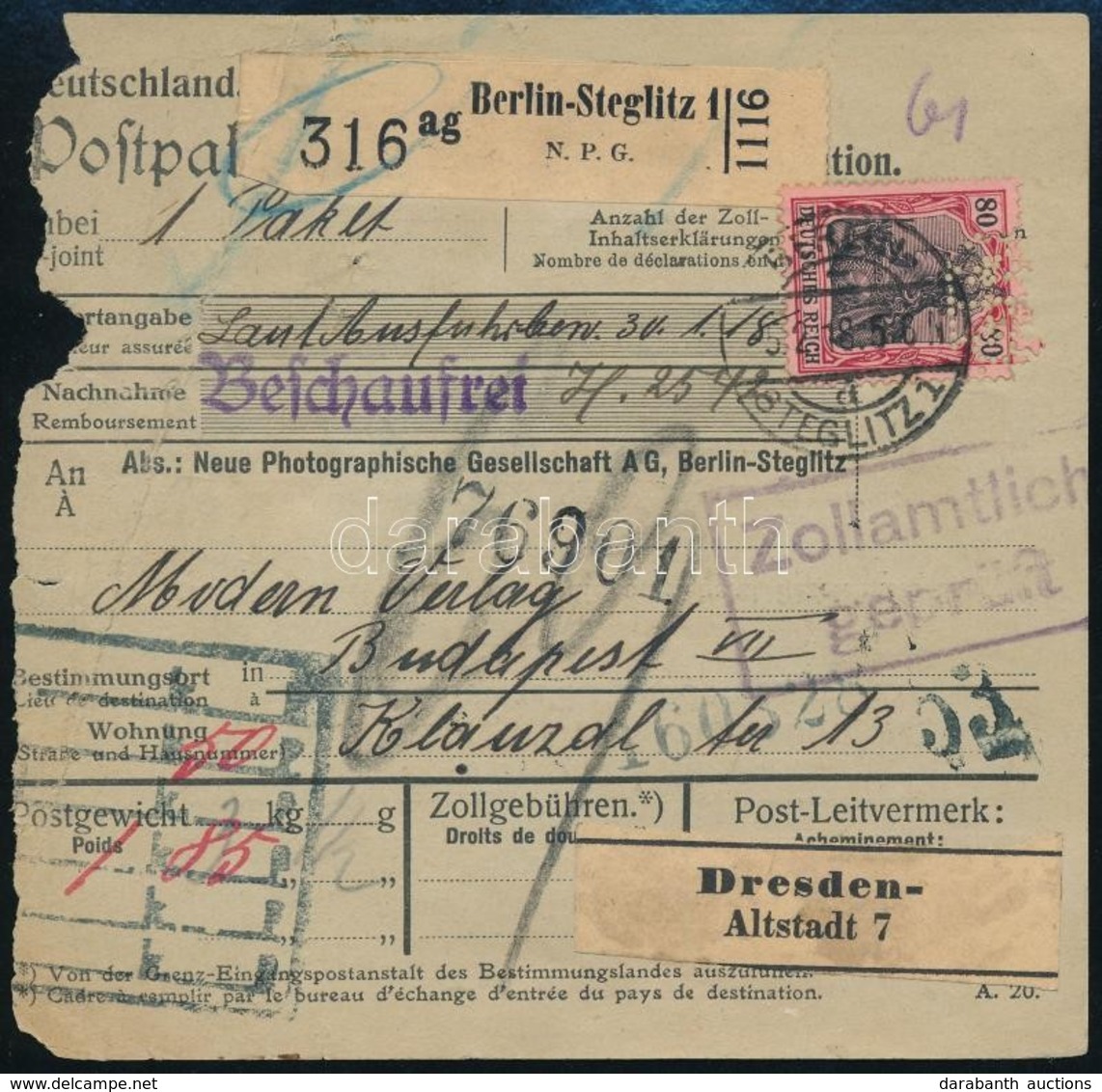 Deutsches Reich 1918 - Other & Unclassified