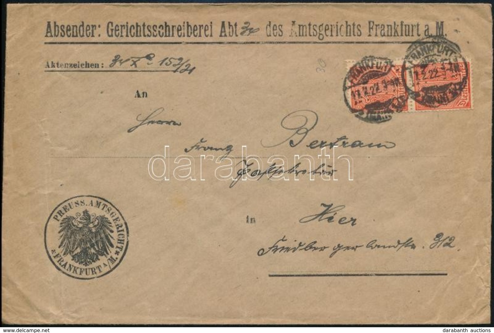 Deutsches Reich 1922 - Other & Unclassified