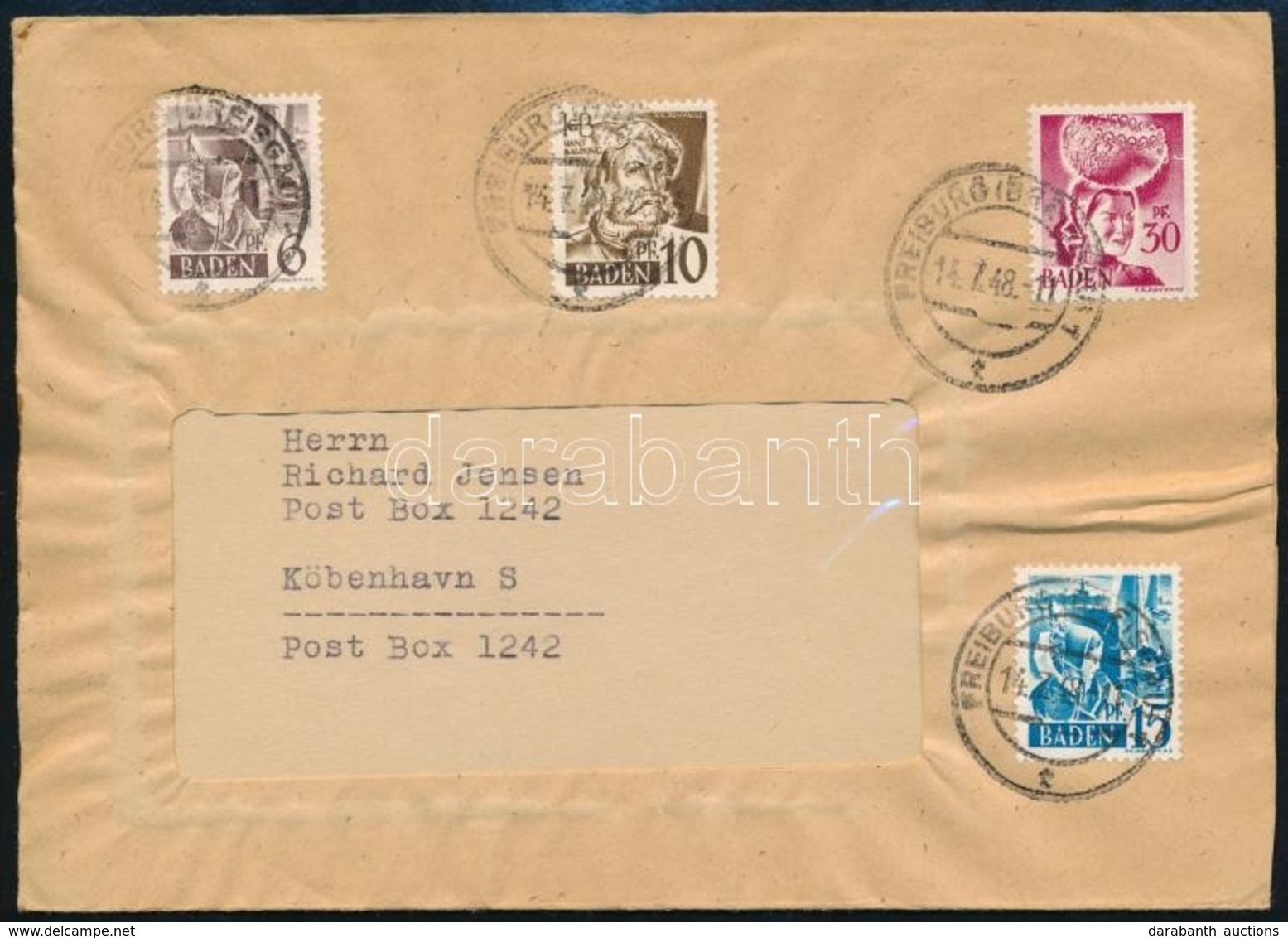 Német Francia-zóna Baden 1948 - Other & Unclassified