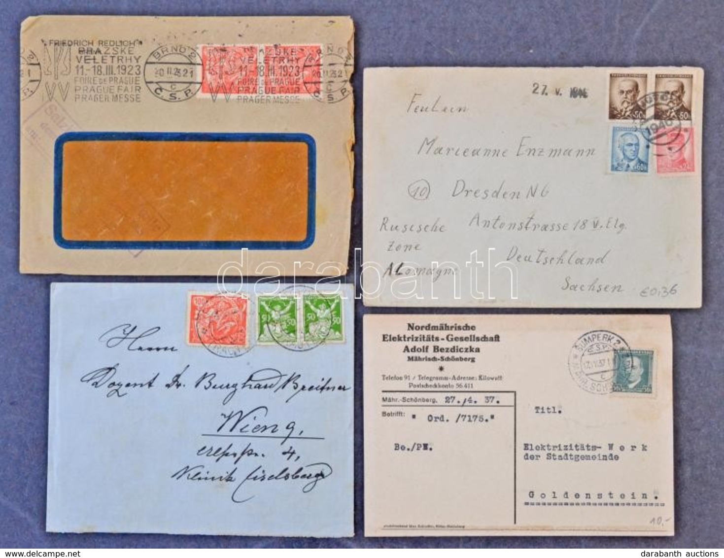 Csehszlovákia / Czechoslovakia  Legalább 250 Db Régi és új Küldemény, FDC / Min. 250 Old And Modern Covers, Postcards, F - Other & Unclassified