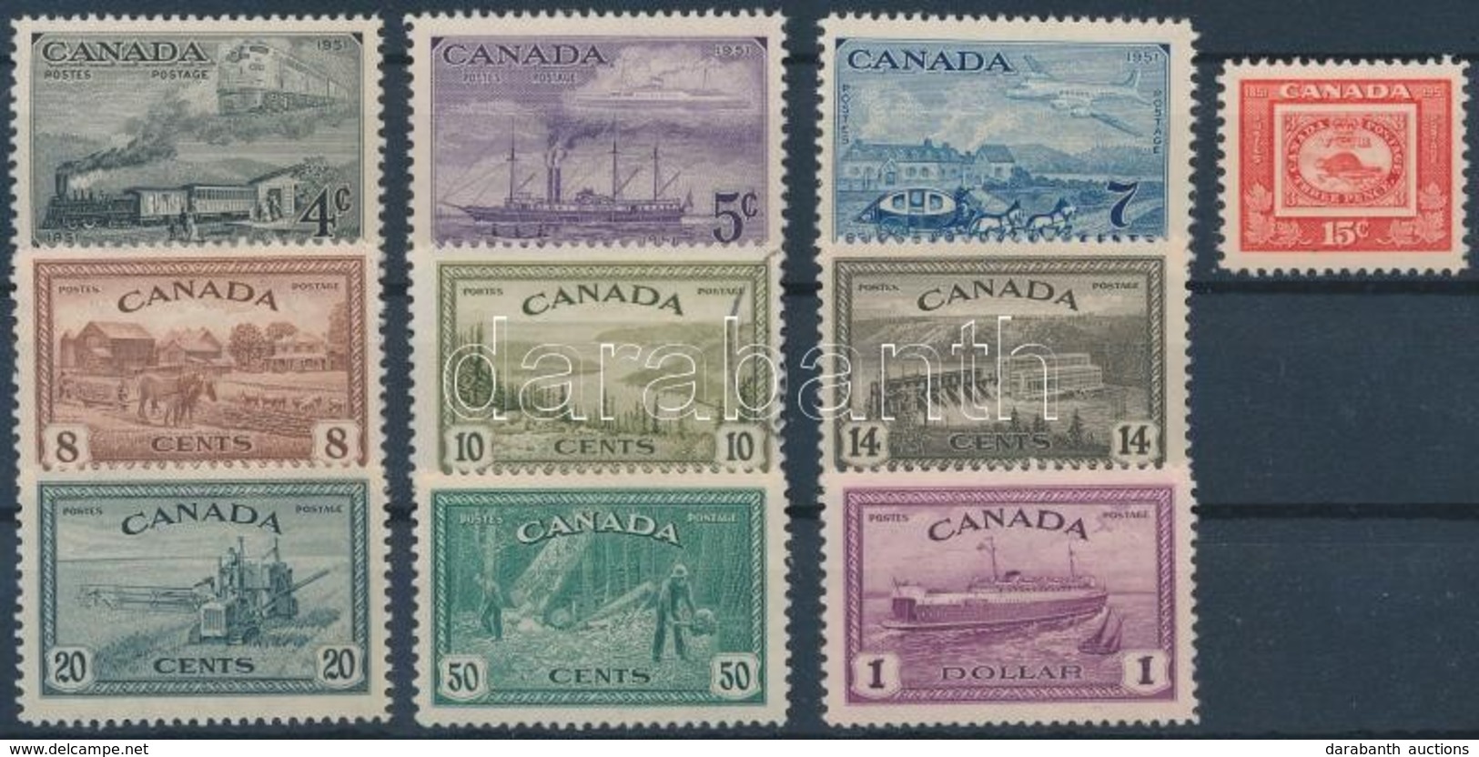 ** * O Kanada 1946-1951 Mi 235-240, 266-269 (Mi EUR 82,90) - Andere & Zonder Classificatie