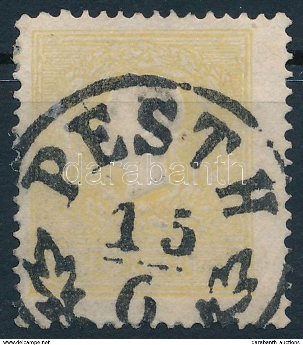 O 1858 2kr Világos Sárga II. / Light Yellow 'PESTH' Certificate: Steiner - Other & Unclassified