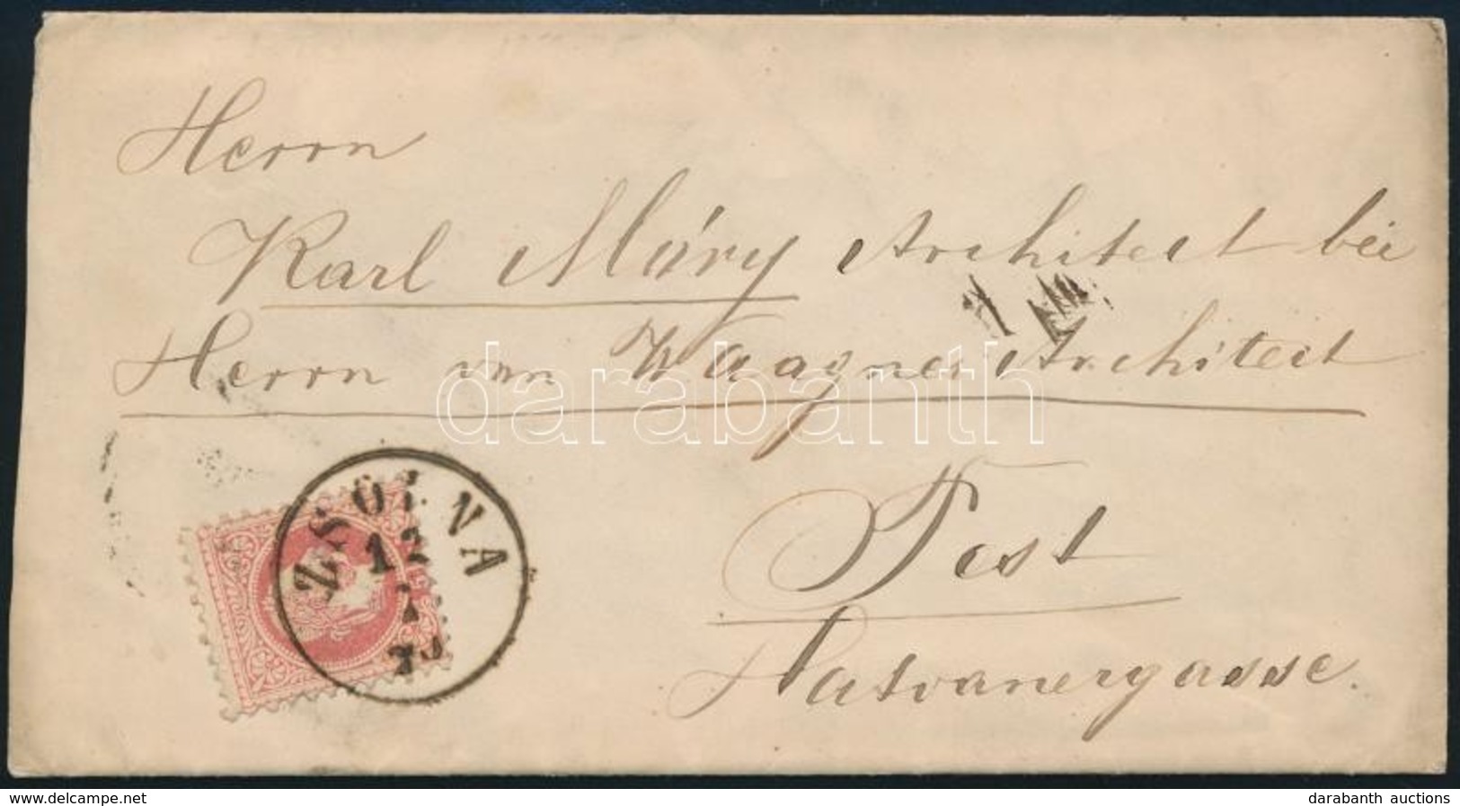 1870 5kr Levélen 'ZSOLNA' - Pest - Other & Unclassified