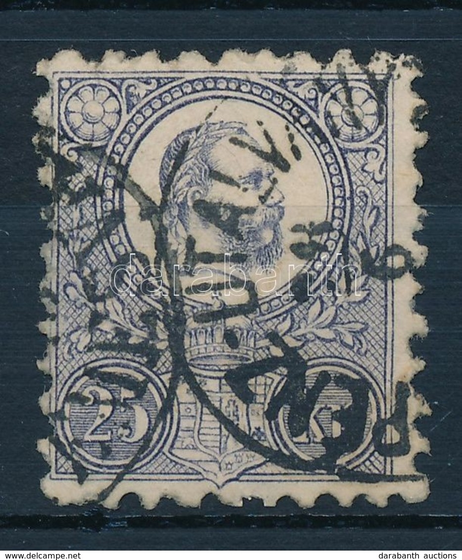 O 1871 Réznyomat 25kr 'PÉNZ-UTALVÁNY (T)EMESVÁ(R)' - Sonstige & Ohne Zuordnung