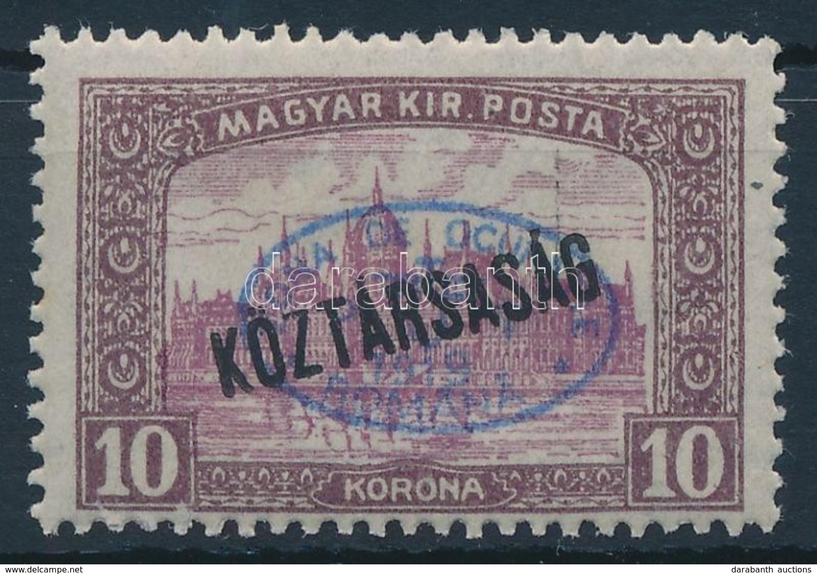 ** Debrecen I. 1919 Parlament/Köztársaság 10K (**450.000) - Andere & Zonder Classificatie