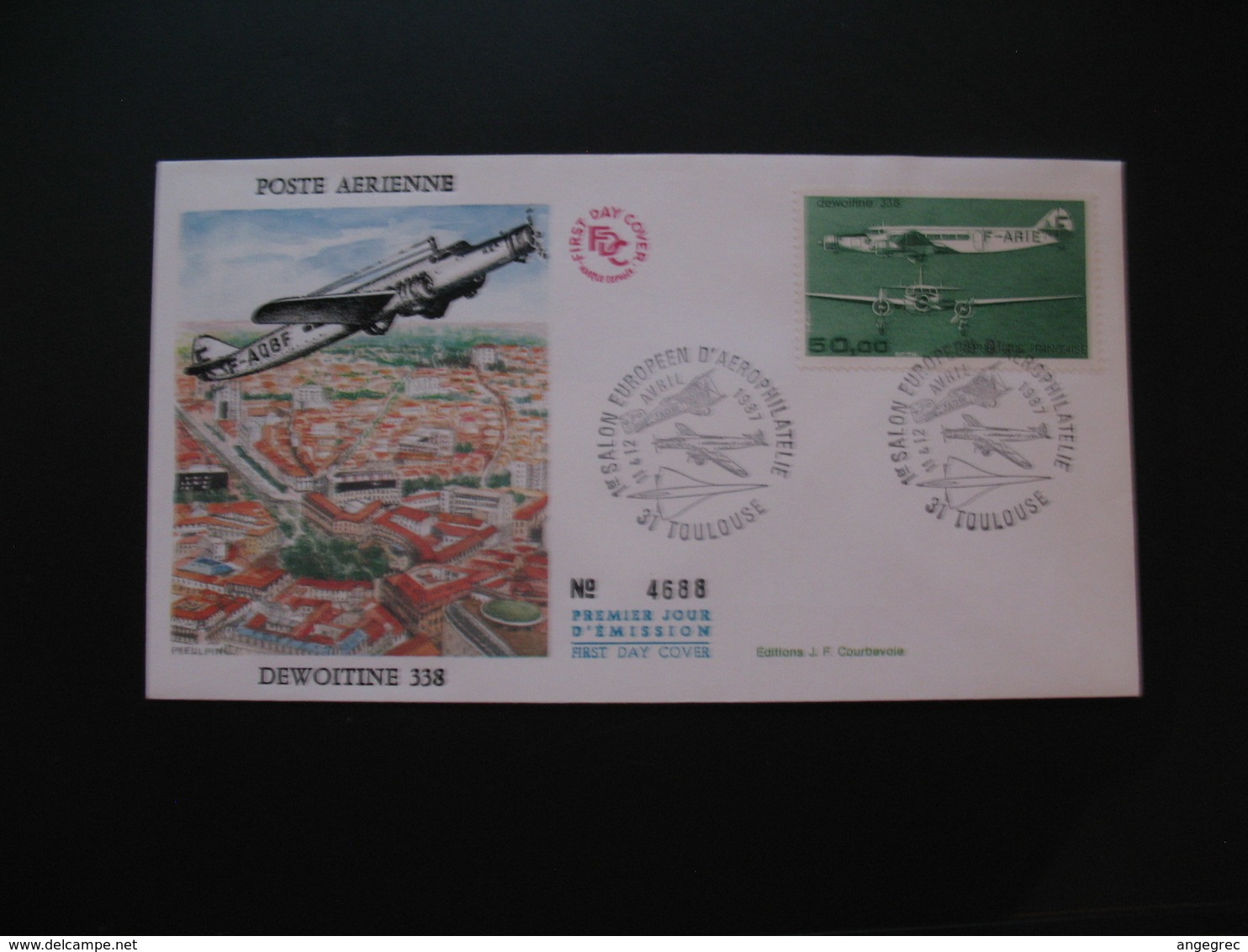 FDC 1987    N°  PA 60      à Voir - 1980-1989