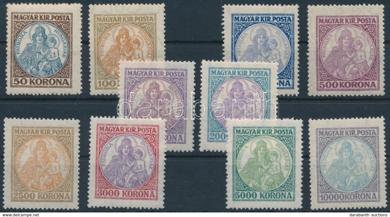 ** 1921/25 Koronás Madonna Sor - Andere & Zonder Classificatie