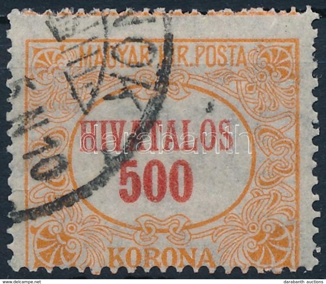 O 1921 Hivatalos 500K Képbe Fogazva - Other & Unclassified