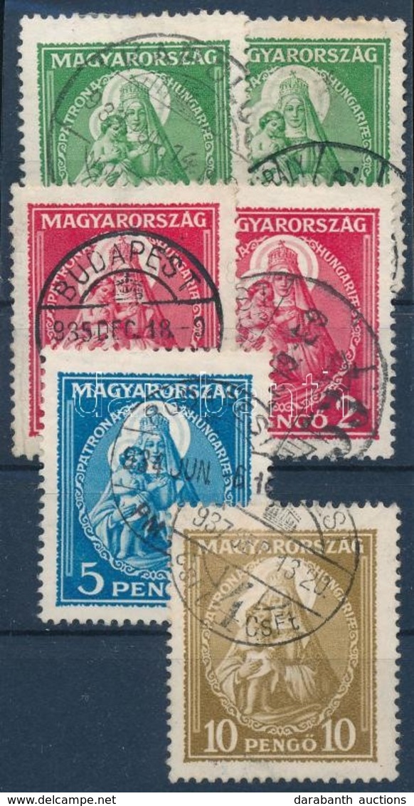 O 1932 Nagy Madonna Sor + 1K és 2K (6.000) - Andere & Zonder Classificatie