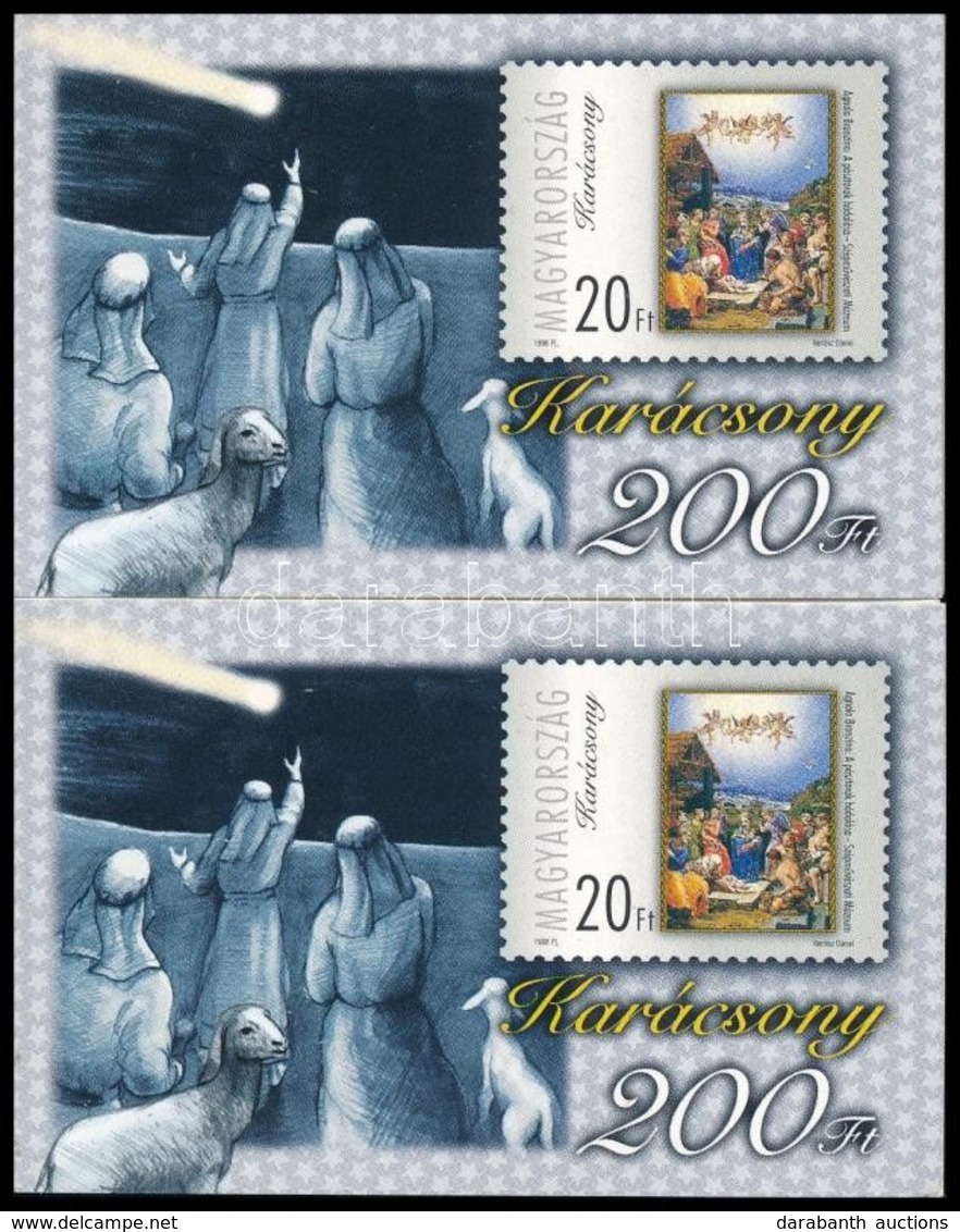 ** 1998 Karácsony II. 2 Db Bélyegfüzet - Andere & Zonder Classificatie