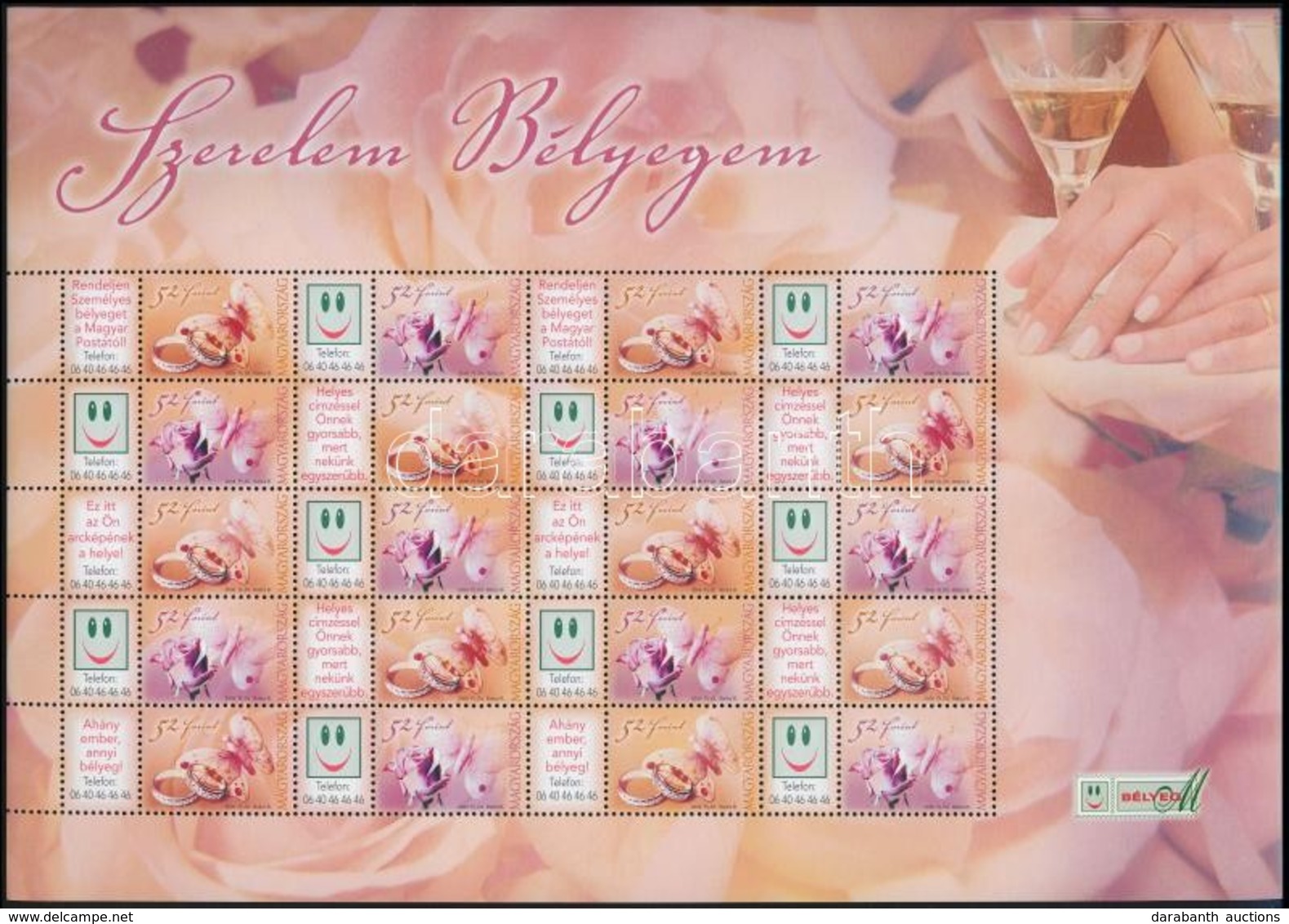 ** 2006 Szerelem Bélyegem Teljes ív - Andere & Zonder Classificatie