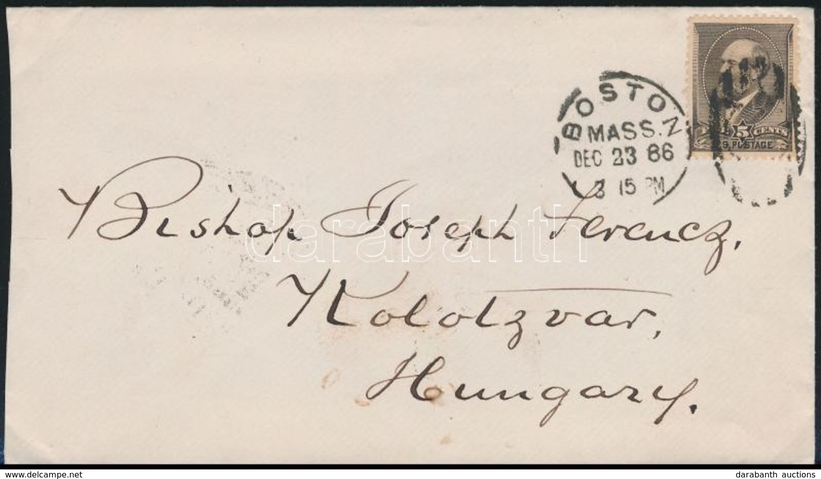 1886 Levél Magyarországra Küldve - Altri & Non Classificati