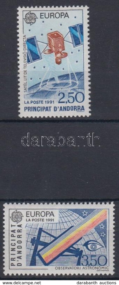 ** 1991 Europa CEPT: Európai űrkutatás Sor Mi 423-424 - Other & Unclassified