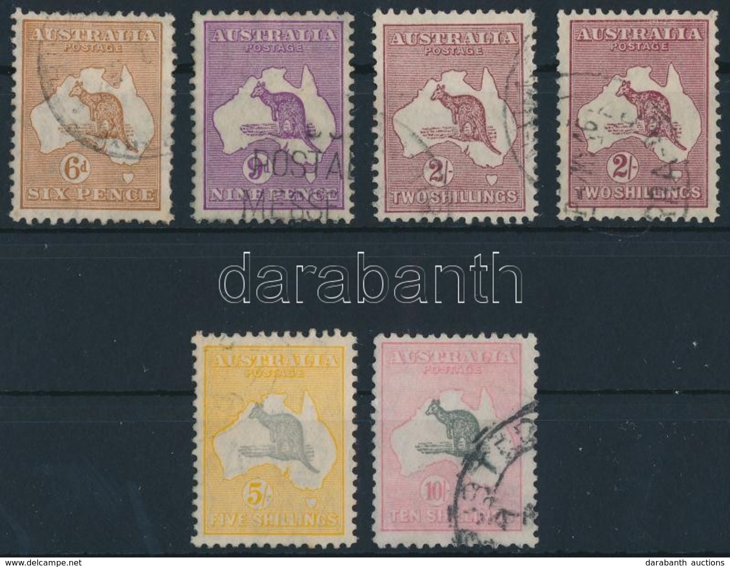 O 1931 6 Db Forgalmi Mi 104-105, 107, 108-109 X - Altri & Non Classificati