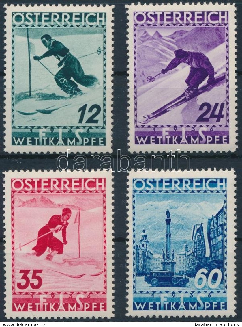 ** 1936 FIS VB, Innsbruck Sor,
FIS World Cup, Innsbruck Set
Mi 623-626 - Andere & Zonder Classificatie