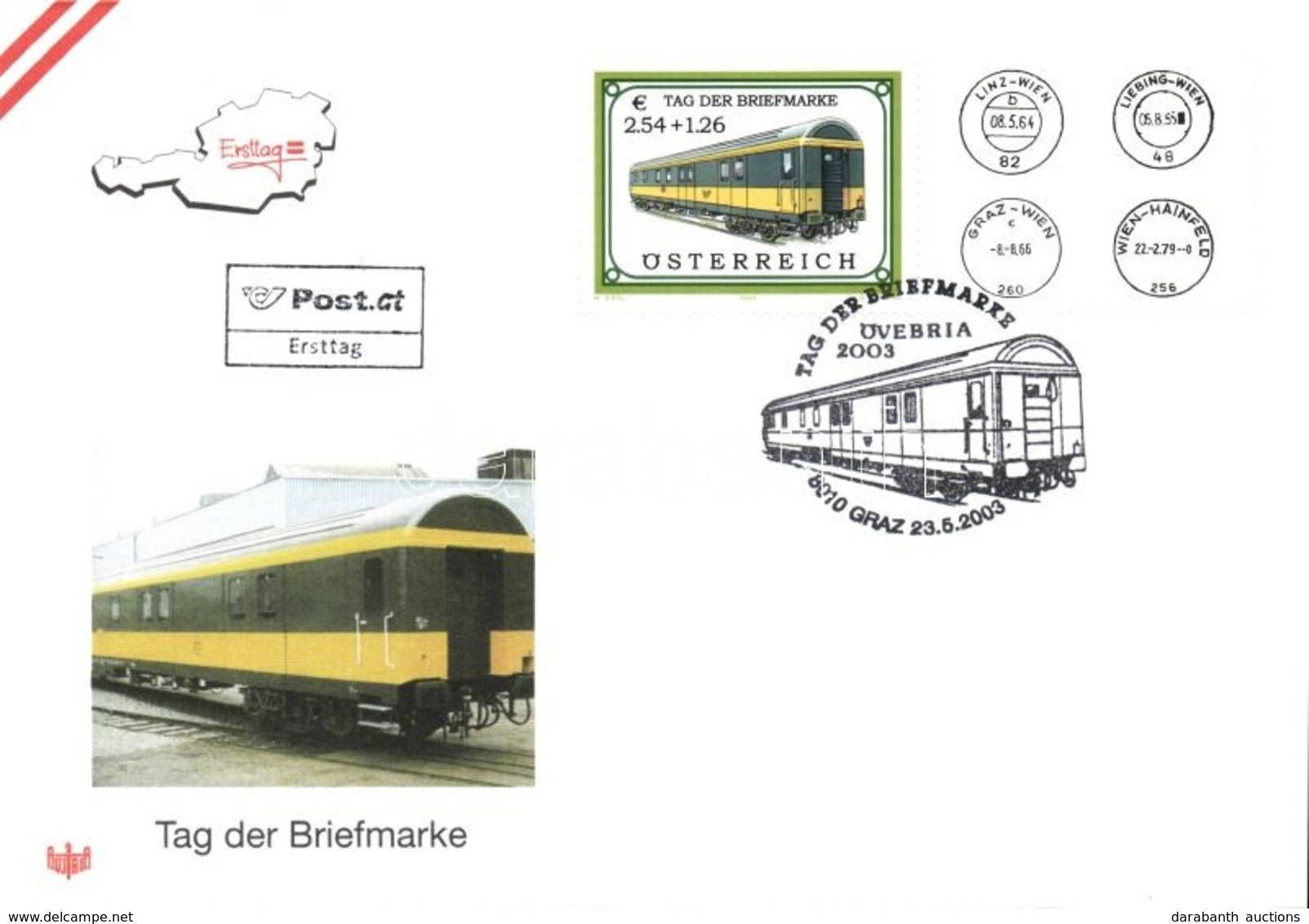 2003 Bélyegnap, Postavonat FDC Mi 2414 - Andere & Zonder Classificatie