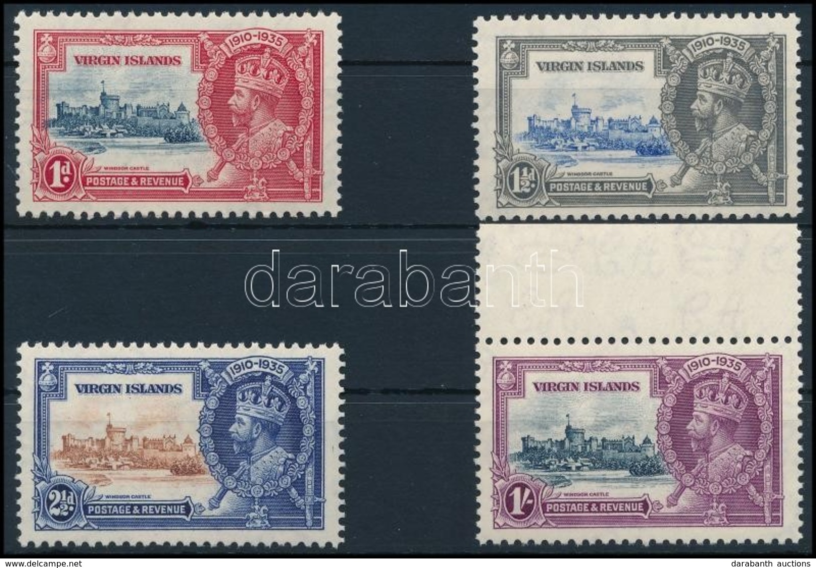 ** 1935 V. György Jubileuma Sor,
George V's Jubilee Set 
Mi 65-68 - Andere & Zonder Classificatie