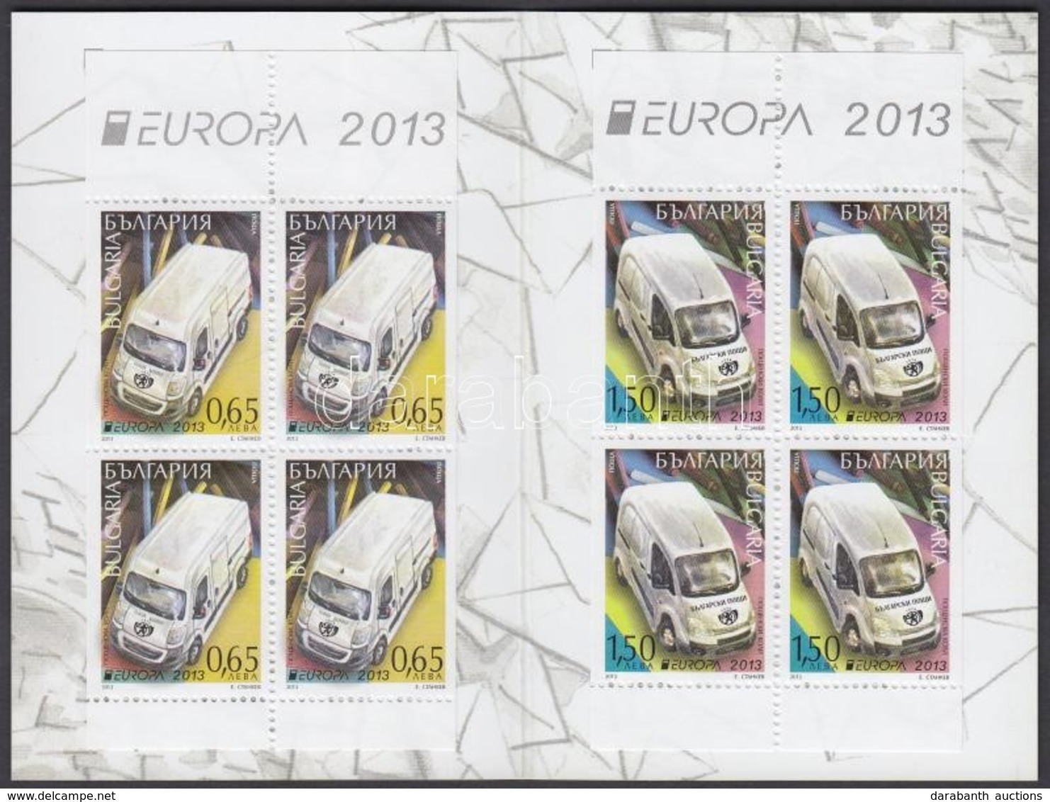 ** 2013 Europa CEPT Postai Járművek Bélyegfüzet Mi MH 12 - Other & Unclassified